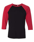 BELLA + CANVAS Unisex Three-Quarter Sleeve Baseball Tee 3200