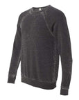 BELLA + CANVAS Unisex Sponge Fleece Raglan Crewneck Sweatshirt 3901