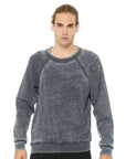 BELLA + CANVAS Unisex Sponge Fleece Raglan Crewneck Sweatshirt 3901