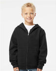 Independent Trading Co. Youth Midweight Full-Zip Hooded Sweatshirt SS4001YZ