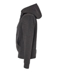 Independent Trading Co. Youth Midweight Full-Zip Hooded Sweatshirt SS4001YZ