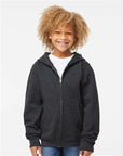 Independent Trading Co. Youth Midweight Full-Zip Hooded Sweatshirt SS4001YZ
