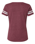 LAT Women's Football V-Neck Fine Jersey Tee 3537