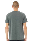 BELLA + CANVAS Men's Heather CVC Raglan Tee 3201