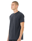 BELLA + CANVAS Men's Heather CVC Raglan Tee 3201
