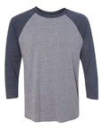 Next Level Unisex Triblend Three-Quarter Raglan T-Shirt 6051