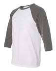 BELLA + CANVAS Unisex Three-Quarter Sleeve Baseball Tee 3200
