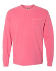 Comfort Colors Unisex Garment-Dyed Heavyweight Long Sleeve Pocket T-Shirt 4410