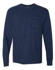 Comfort Colors Unisex Garment-Dyed Heavyweight Long Sleeve Pocket T-Shirt 4410