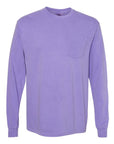 Comfort Colors Unisex Garment-Dyed Heavyweight Long Sleeve Pocket T-Shirt 4410