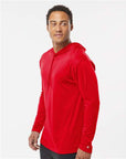 Badger Unisex B-Core Hooded Long Sleeve T-Shirt 4105