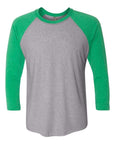 Next Level Unisex Triblend Three-Quarter Raglan T-Shirt 6051