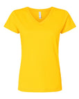 LAT Women's Fine Jersey V-Neck Tee 3507