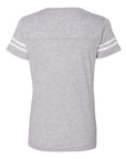 LAT Women's Football V-Neck Fine Jersey Tee 3537