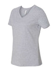 BELLA + CANVAS Women's Relaxed Heather CVC V-Neck Tee 6405CVC