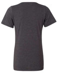 BELLA + CANVAS Women's Relaxed Heather CVC V-Neck Tee 6405CVC