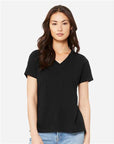 BELLA + CANVAS Women's Relaxed Triblend V-Neck Tee 6415