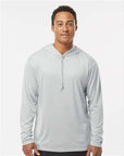 Badger Unisex B-Core Hooded Long Sleeve T-Shirt 4105