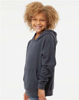 Independent Trading Co. Youth Lightweight Special Blend Raglan Hooded Sweatshirt PRM15YSB