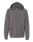 Independent Trading Co. Youth Lightweight Special Blend Raglan Hooded Sweatshirt PRM15YSB