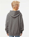 Independent Trading Co. Youth Lightweight Special Blend Raglan Hooded Sweatshirt PRM15YSB