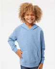 Independent Trading Co. Youth Lightweight Special Blend Raglan Hooded Sweatshirt PRM15YSB