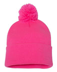 Sportsman 12" Pom-Pom Cuffed Beanie SP15