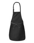 Q-Tees Full-Length Apron with Pockets Q4350