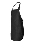 Q-Tees Full-Length Apron with Pockets Q4350