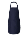 Q-Tees Full-Length Apron with Pockets Q4350