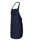 Q-Tees Full-Length Apron with Pockets Q4350