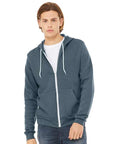 BELLA + CANVAS Unisex Sponge Fleece Full-Zip Hoodie Sweatshirt 3739