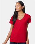 Hanes Women's Perfect-T V-Neck T-Shirt S04V