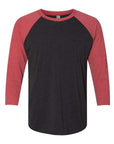 Next Level Unisex Triblend Three-Quarter Raglan T-Shirt 6051