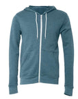 BELLA + CANVAS Unisex Sponge Fleece Full-Zip Hoodie Sweatshirt 3739
