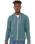 BELLA + CANVAS Unisex Sponge Fleece Full-Zip Hoodie Sweatshirt 3739