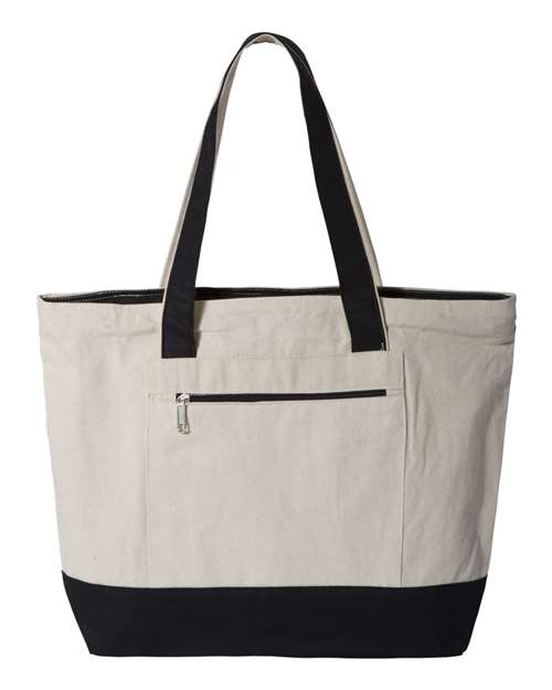 Q-Tees 19L Zippered Tote Q1300