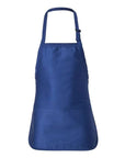 Q-Tees Full-Length Apron with Pouch Pocket Q4250