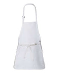 Q-Tees Full-Length Apron with Pouch Pocket Q4250