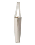 Q-Tees 11L Canvas Tote with Contrast-Color Handles Q4400