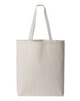 Q-Tees 11L Canvas Tote with Contrast-Color Handles Q4400
