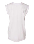 BELLA + CANVAS Women’s Flowy Rolled Cuffs Muscle Tee 8804