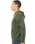 BELLA + CANVAS Unisex Sponge Fleece Full-Zip Hoodie Sweatshirt 3739