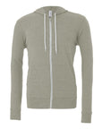 BELLA + CANVAS Unisex Sponge Fleece Full-Zip Hoodie Sweatshirt 3739