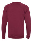 BELLA + CANVAS Unisex Sponge Fleece Raglan Crewneck Sweatshirt 3901