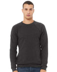 BELLA + CANVAS Unisex Sponge Fleece Raglan Crewneck Sweatshirt 3901