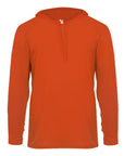 Badger Unisex B-Core Hooded Long Sleeve T-Shirt 4105