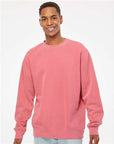 Independent Trading Co. Unisex Midweight Pigment-Dyed Crewneck Sweatshirt PRM3500