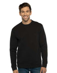 Next Level Unisex Santa Barbara Pocket Crewneck Sweatshirt 9001