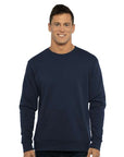Next Level Unisex Santa Barbara Pocket Crewneck Sweatshirt 9001